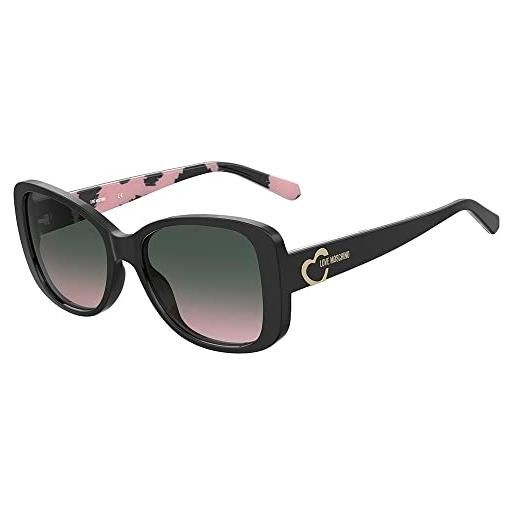 MOSCHINO LOVE mol054/s occhiali da sole da donna nero e rosa