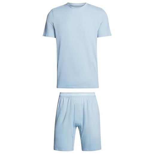 Calvin Klein set pigiama uomo corto, blu (arona), l