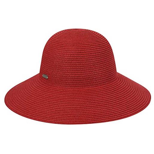 Betmar gossamer cappello da sole, rosso (vero rosso), etichettalia unica unisex-adulto