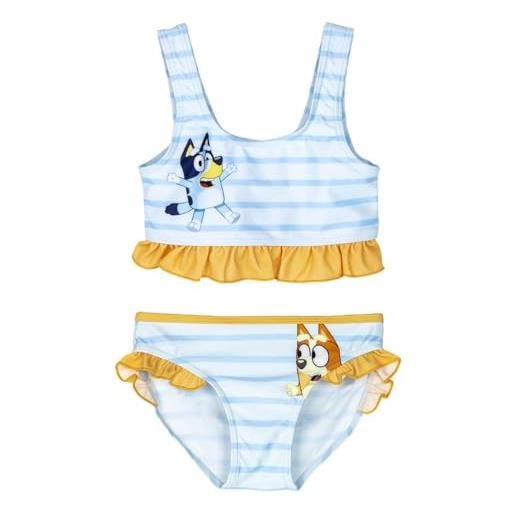 CERDÁ LIFE'S LITTLE MOMENTS bluey bikini per bambini a due pezzi per neonati e bambini piccoli, blu, 5 anni