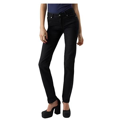 Vero moda vmdaf mr straight jeans do104 noos, denim nero, 29w x 32l donna