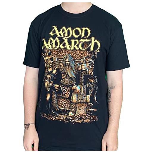 Amon Amarth t shirt thor band logo nuovo ufficiale uomo size s