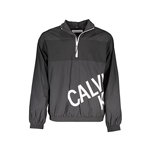 Calvin Klein Jeans calvin klein stretch logo fashion jacket giacca, ck black, s uomo