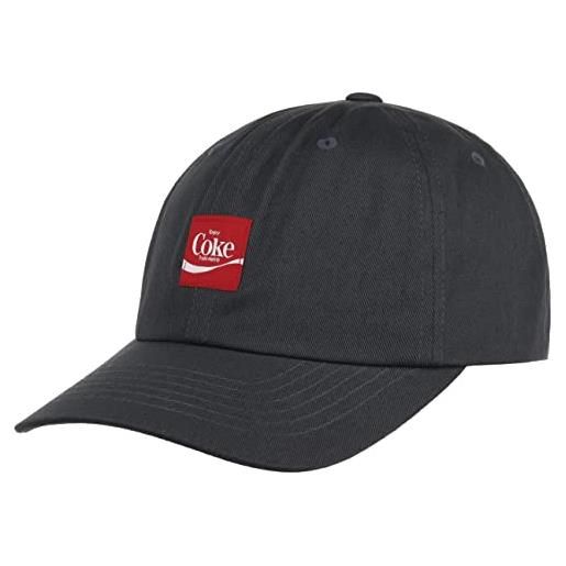 BRIXTON cappellino coca-cola delivery lp berretto baseball strapback cap taglia unica - nero