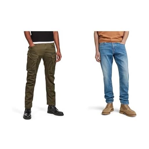 G-STAR RAW pants grün (dk bronze green d02190-5126-6059) 33w / 32l jeans blau (worn in azure 51003-b631-a795) 33w / 32l