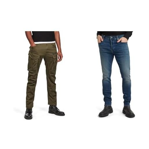 G-STAR RAW pants grün (dk bronze green d02190-5126-6059) 38w / 34l jeans blau (vintage medium aged 51001-8968-2965) 38w / 34l