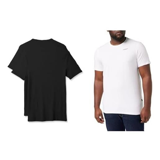 G-STAR RAW t-shirts schwarz (black d07205-124-990) m t-shirts weiß (white d19070-c723-110) m