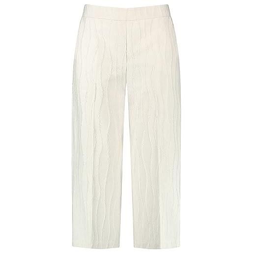 Taifun culotte pantaloni, crema chiara, 50 donna
