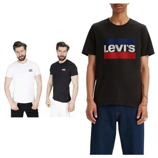Levi's t-shirt sportwear white/mineral black xs t-shirt sportswear beautiful black+ xs