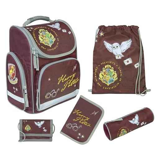 Undercover - harry potter school bag set clou - 1st class primary school - multi-piece set with purse, sports bag, pencil case and pencil case, multicoloured, one size