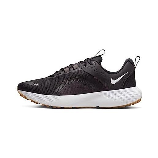 Nike react escape run 2, women's road running shoes donna, black/white-dk smoke grey-sail, 40 eu