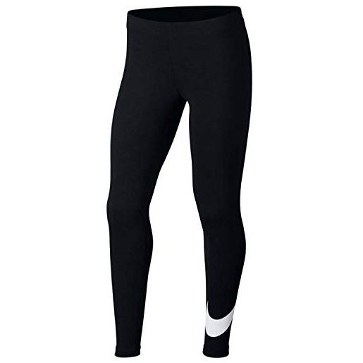 Nike sportswear leggings ragazza, black or grey, s