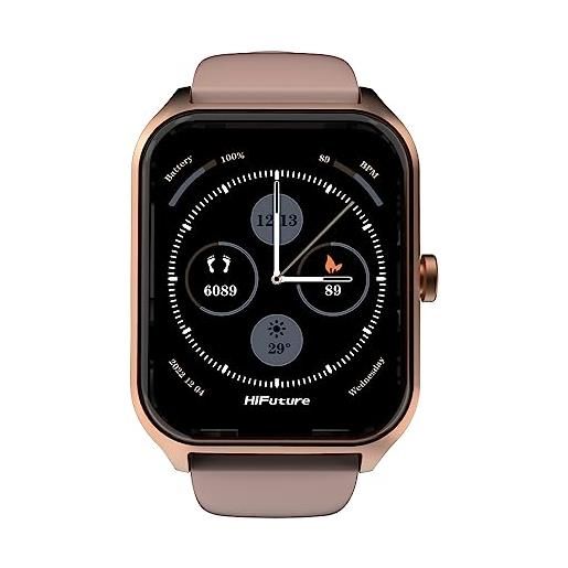 HiFuture ultra 2 pro smart watch: uomo e donna, display amoled, ip68 resistenza alla polvere e all'acqua, cardiofrequenzimetro da polso, contapassi, sportivo orlologio intelligente per ios e android