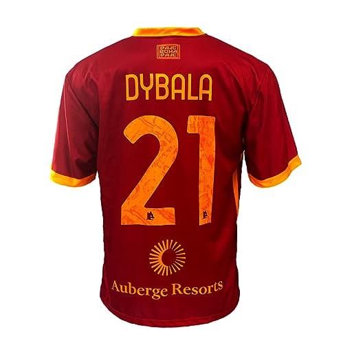 AS Roma maglia replica ufficiale 23/24, dybala home riyadh, xxl