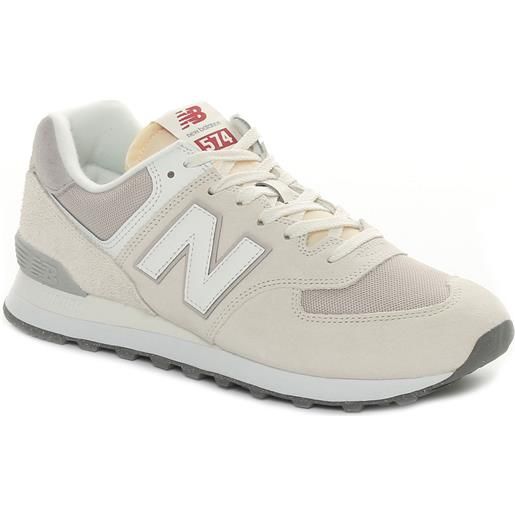 New Balance sneakers uomo New Balance 574 retro 70s pack grigio bianco