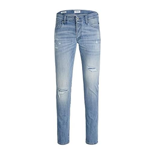 JACK & JONES jjiglenn jjblair ge 202 noos jeans, blue denim 1, 27w / 32l uomo