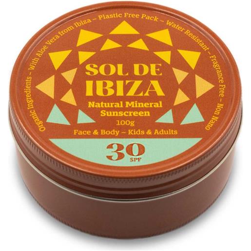 Sol de Ibiza sunscreen spf 30 can 100 grammi