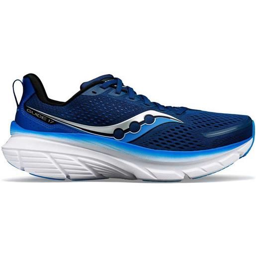 Saucony guide 17 wide running shoes blu eu 40 1/2 uomo