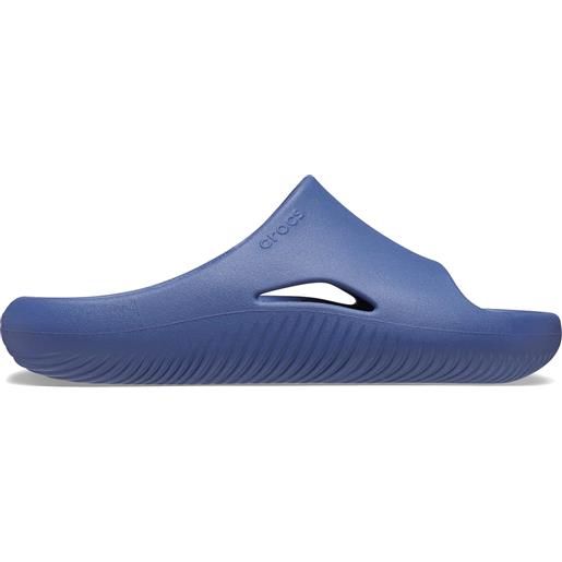 Crocs - sandali - mellow recovery slide bijou blue per uomo - taglia 42-43,45-46