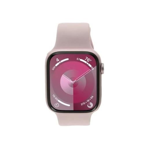Apple watch series 9 alluminio rosé 45mm cinturino sport rosa m/l (gps) | nuovo |