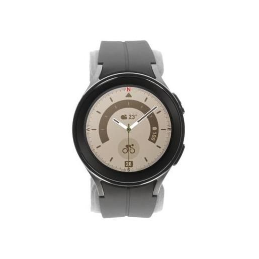 Samsung galaxy watch5 pro bluetooth 45mm titanio grigio cinturino sport titanio grigio | nuovo |