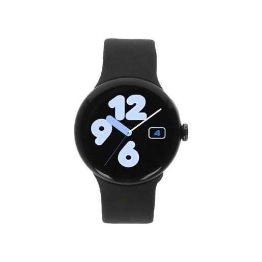 Google pixel watch 2 (wi-fi) nero opaco cinturino sport obsidian nero | nuovo |
