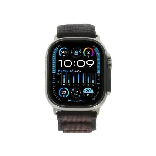 Apple watch ultra 2 cassa in titanio 49mm alpine loop indigo m (gps + cellular) | nuovo |