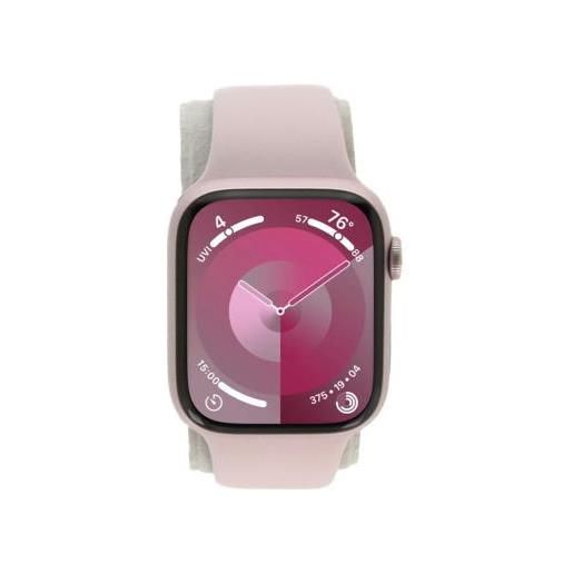 Apple watch series 9 cassa in alluminio rosé 45mm sportarmband hellrosa m/l (gps + cellular) | nuovo |