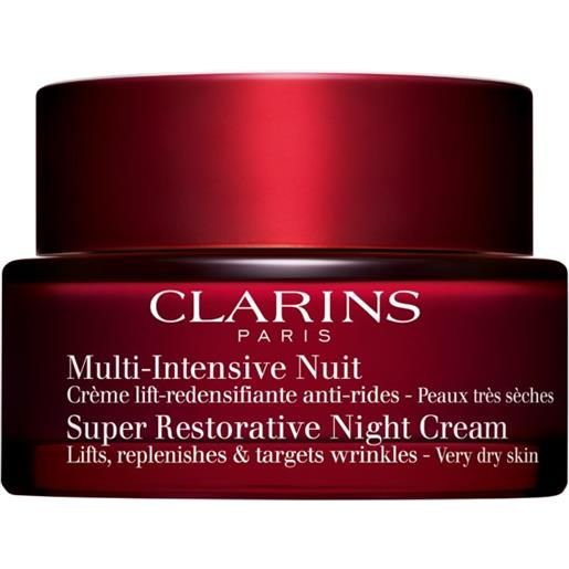 Clarins crema notte per pelli mature e molto secche (super restorative night cream) 50 ml