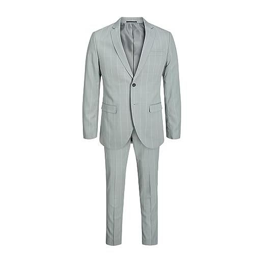 JACK & JONES jprfranco check suit sn abito, grigio chiaro/checks: super slim fit, 54 uomo