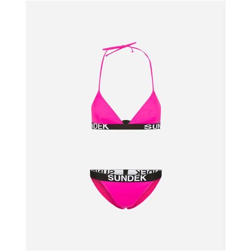 Sundek triangolo ban logo w - bikini - donna