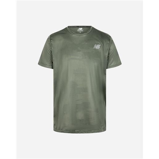 New Balance impact run printed m - t-shirt running - uomo