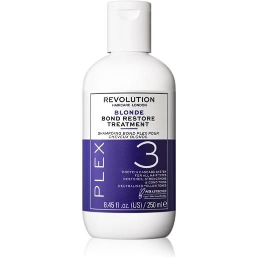 Revolution Haircare plex blonde no. 3 bond restore treatment 250 ml