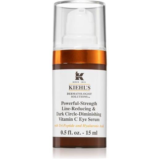 Kiehl's dermatologist solutions powerful-strength line-reducing & dark circle-diminishing vitamin c eye serum 15 ml