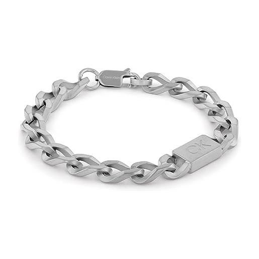 Calvin Klein braccialetto a catena da uomo collezione outlook di acciaio inossidabile - 35000254