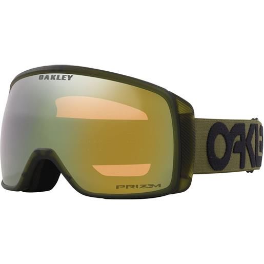 Oakley flight tracker s prizm ski goggles beige prizm sage gold iridium/cat3