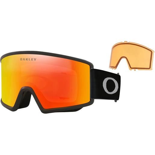 Oakley target line l ski goggles nero fire iridium/cat3+persimon/cat1