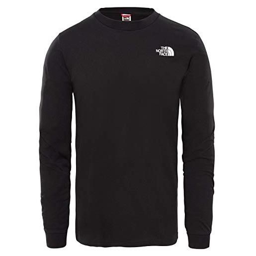 The North Face, t93l3b, t-shirt a maniche lunghe, uomo, nero (tnf black), s