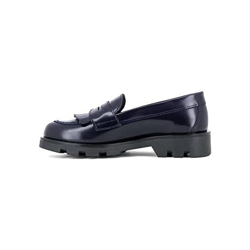 Paola 854121, scarpe per uniforme scolastica, bambina, blu, 36 eu