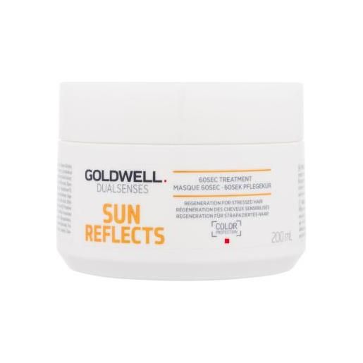 Goldwell dualsenses sun reflects 60sec treatment maschera rigenerante per capelli esposti ai raggi solari 200 ml per donna