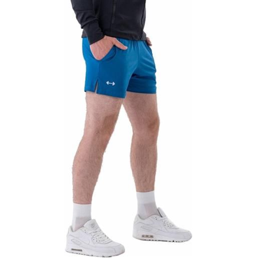 Nebbia double-layer shorts with smart pockets black xl pantaloni fitness