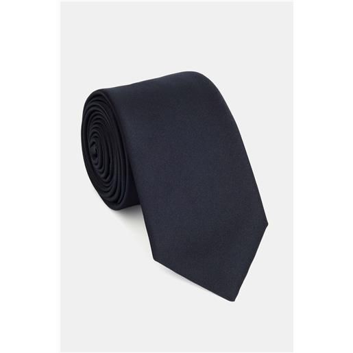 Il Lanificio cravatta blu in raso