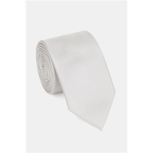 Il Lanificio cravatta perla in raso