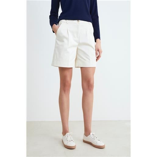 Il Lanificio shorts bianchi donna