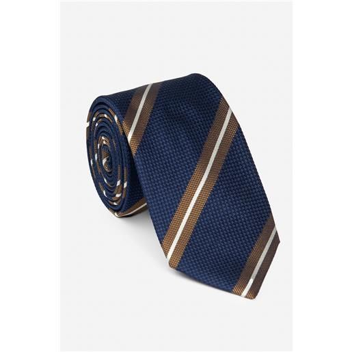 Il Lanificio cravatta a righe in seta
