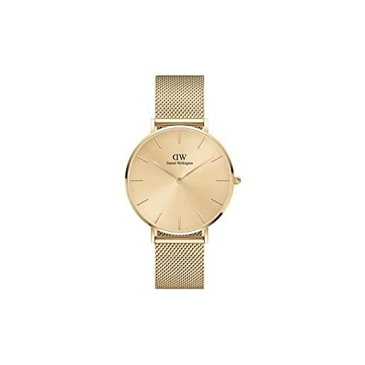 Daniel Wellington petite orologi 36mm double plated stainless steel (316l) gold