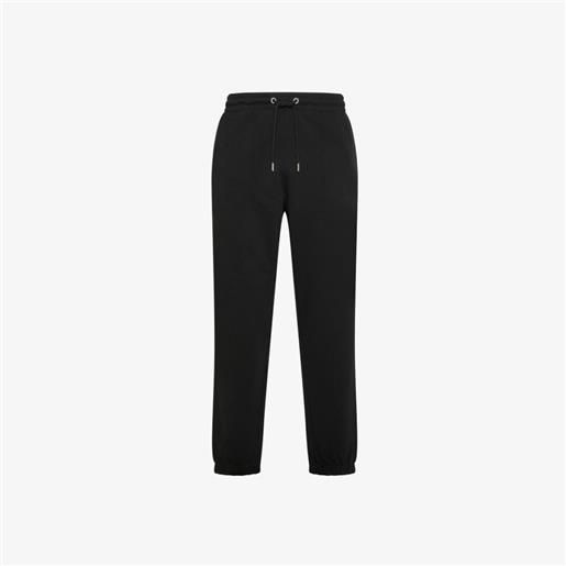 Sun68- pantalone long basic cott. Fl. Black