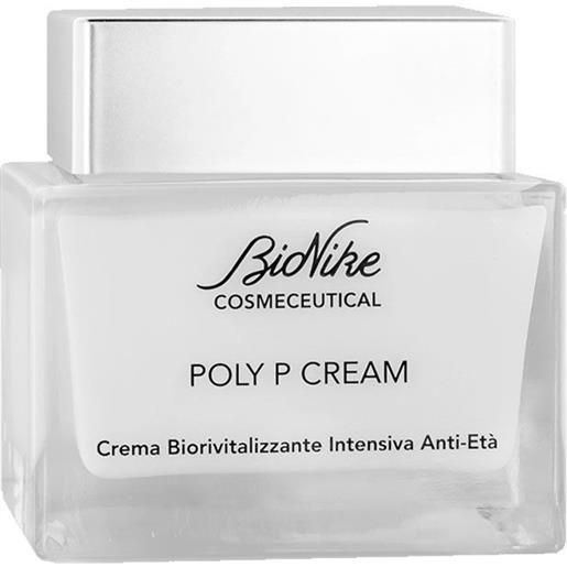 Bionike cosmeceutical poly p cream crema biorivitalizzante intensiva antietà 50ml
