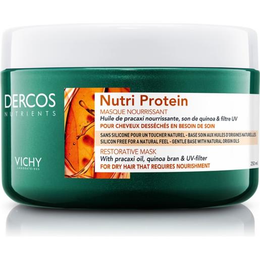 Vichy dercos nutrients maschera nutri -protein ristrutturante 250 ml