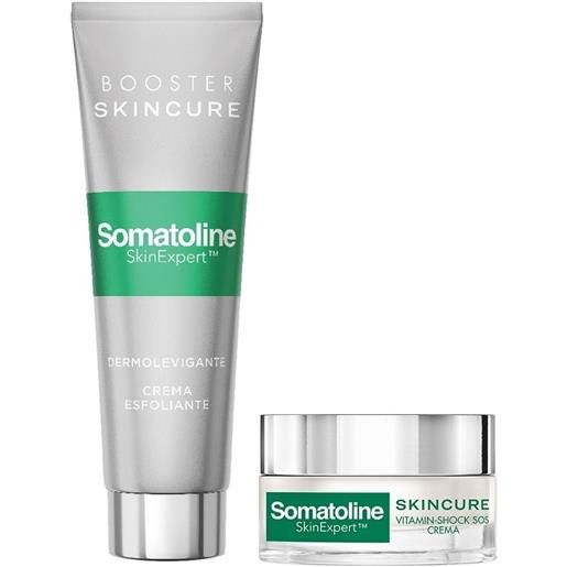 Somatoline skin expert cofanetto viso energy 1 esfoliante viso 20 ml + 1 siero viso 30 ml + 1 crema viso 15 ml